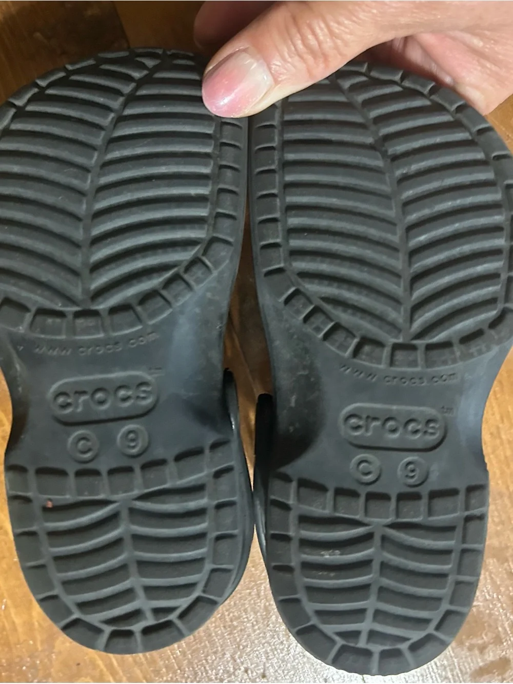 CROCS Kids Black Classic Clogs